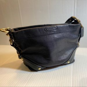 Coach Black Leather Carley Handbag Purse